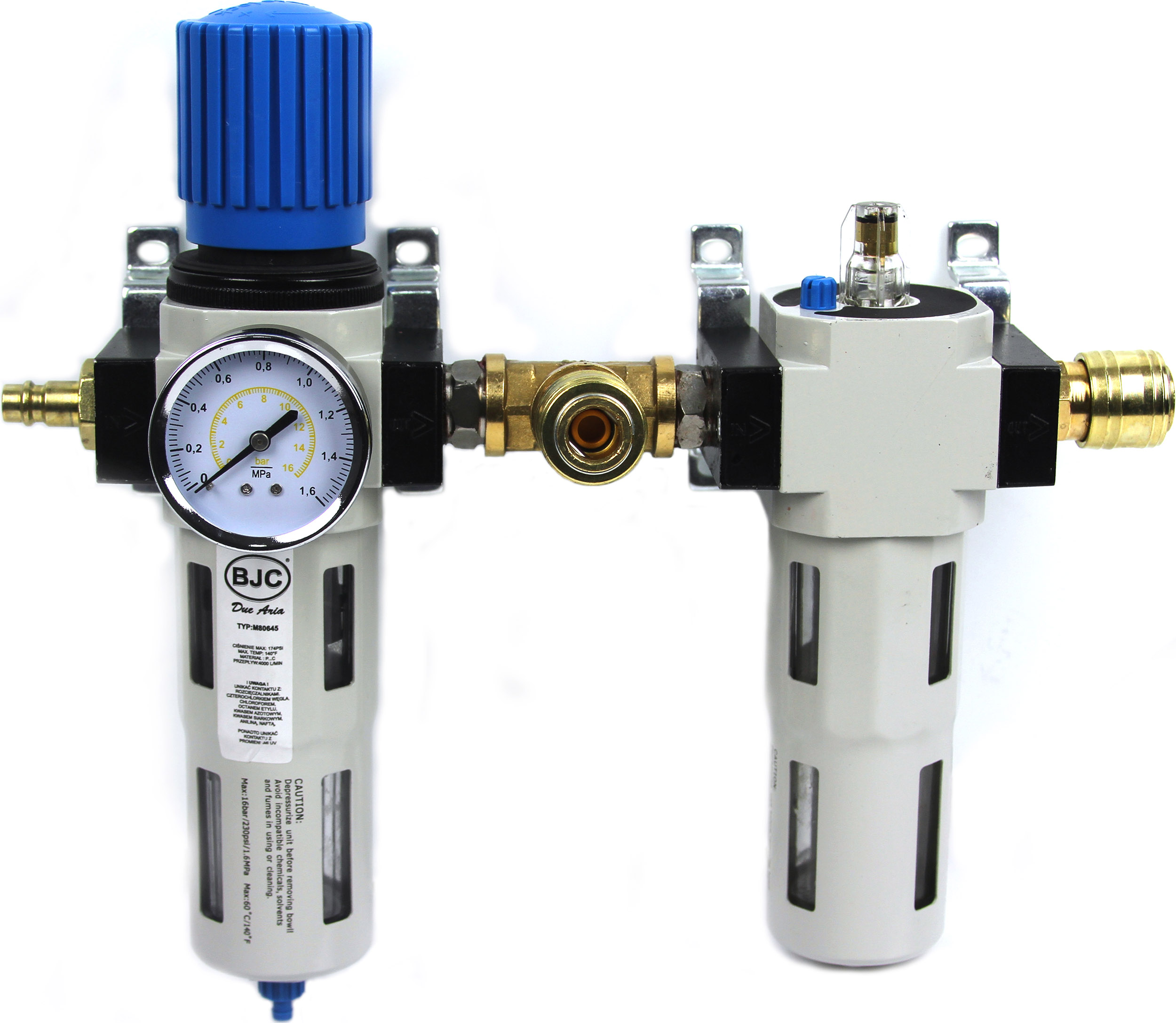 Mar-pol M80645 Vzduchový regulátor filter s mazaním 1/2" BJC