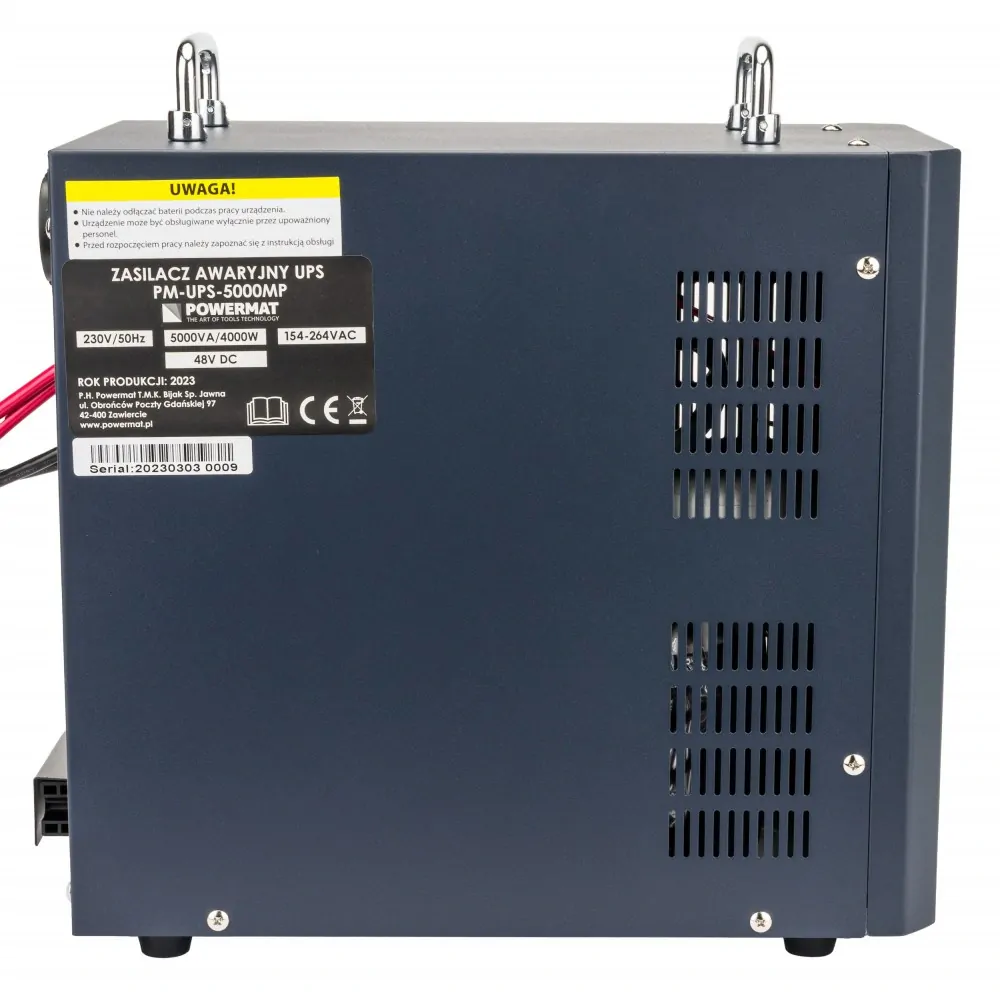 POWERMAT PM-UPS-3000MP Záložný zdroj s LCD displejom pre PC, servery, ochrana 3000VA 2400W