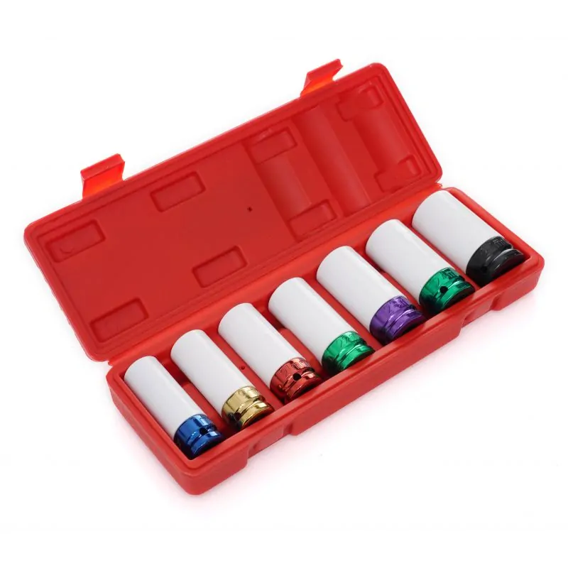 Kraft&Dele KD11752 Nástrčné hlavice kľúče 7 kusov 1/2" L:79