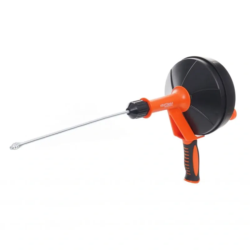 Kraft&Dele KD11765 Kanalizačná špirála 6mm x 7,6m čistič potrubia krtko
