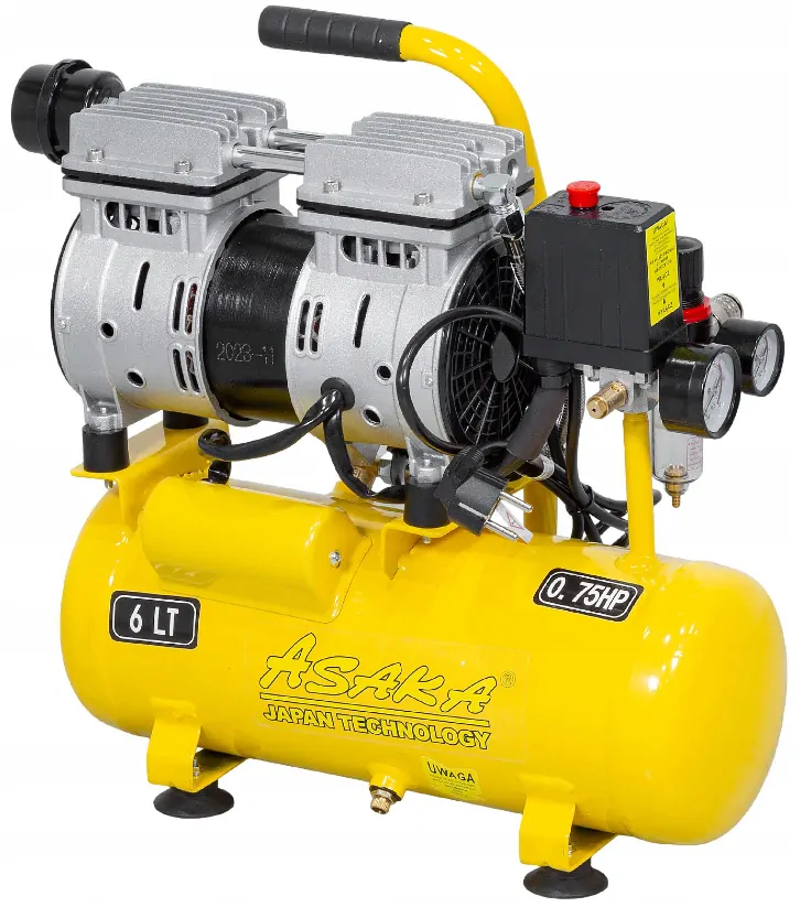 MAX ALAC6 LO Bezolejový kompresor ASAKA 6L 8bar 550W