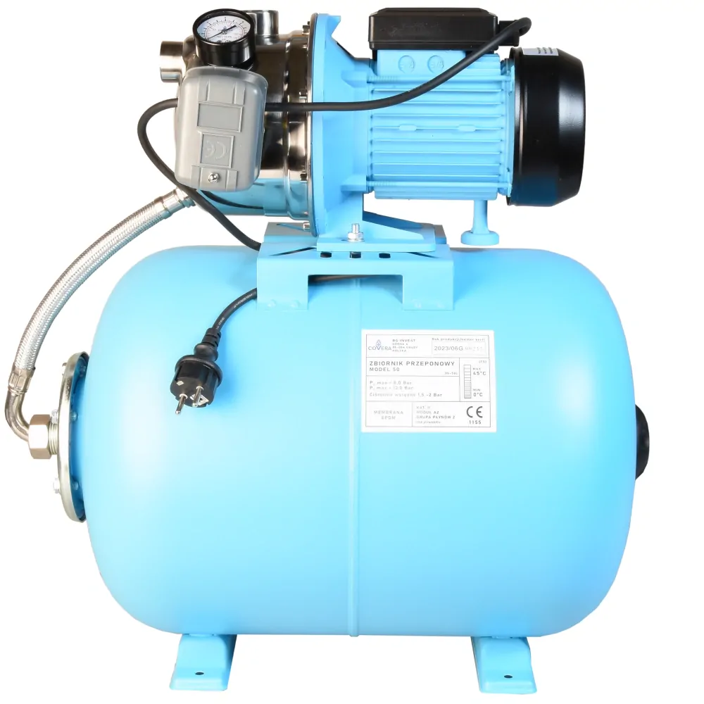 COVERA BG-K0001-50M JS 1100 Vodáreň s tlakovou nádobou 50L s príslušenstvom