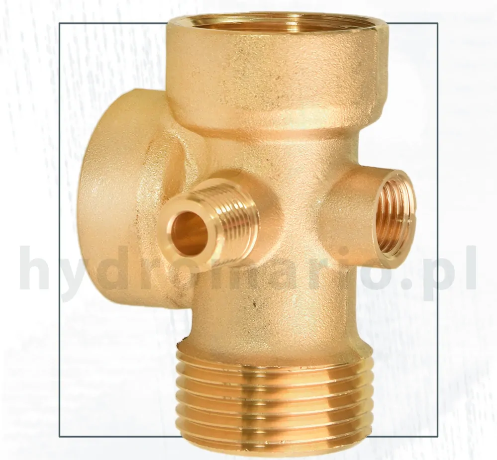 COVERA BG-00015 Päťcestný ventil tvarovka 1" mosadz