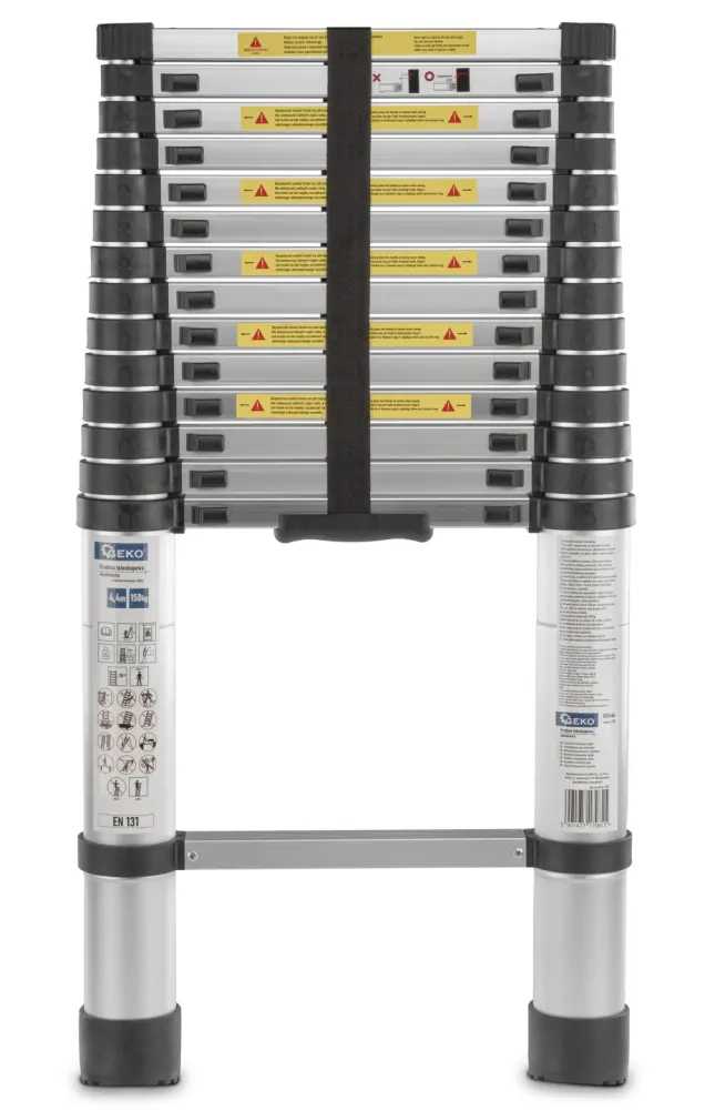 GEKO G02446 Hliníkový teleskopický rebrík 4,4m 150kg