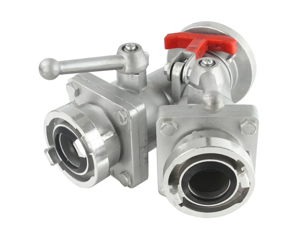 MARPOL M85370 Guľový rozdeľovač na požiarnu hasičskú hadicu 75mm 2x52mm