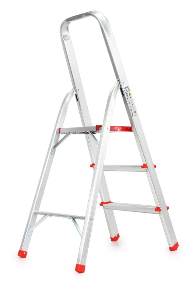 MAR-POL M85600 HLINÍKOVÝ REBRÍK 3 schodíky 150kg