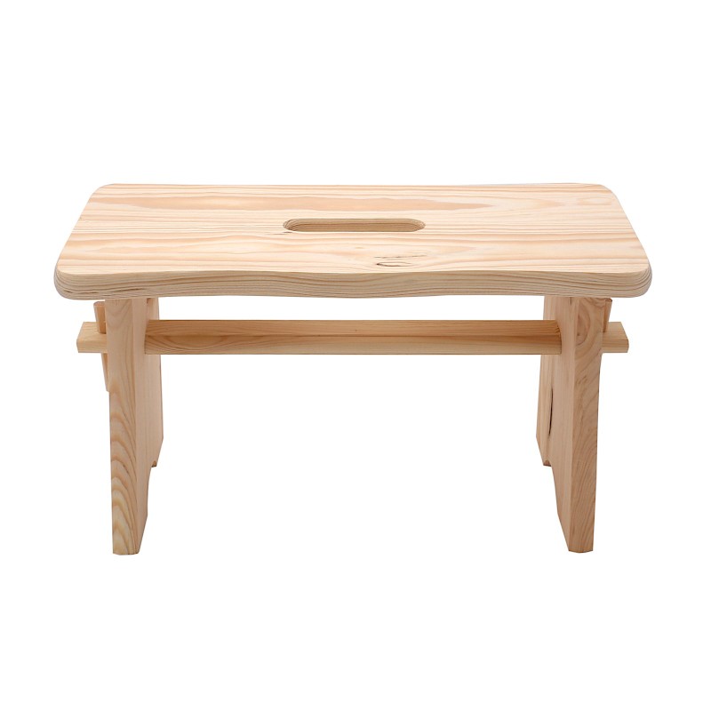 IRMA DDD136 Drevený stolček stolička hokerlik taburet šamlík 31x29x21cm