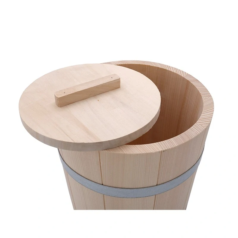 IRMA DDD130 Drevený sud na nakladanie kapusty a uhoriek 10 l s vekom