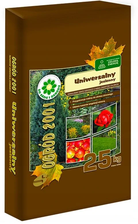 SIAUNI25 UNIVERZÁLNE JESENNÉ ZÁHRADNÉ HNOJIVO 2001 25 KG NA STROMY A KRÍKY