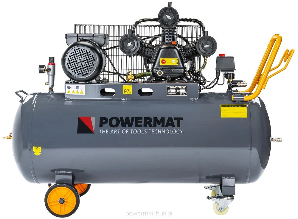 POWERMAT PM-KO-200T-230V Bezolejový kompresor 200 l/min 4,17 kW 8 bar