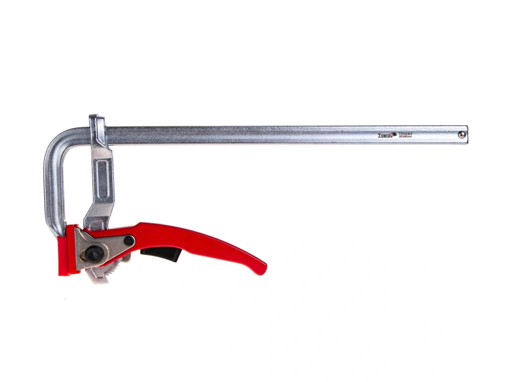 GEKO T00583 Kovaná račňová svorka zverák typu F 250x80 mm