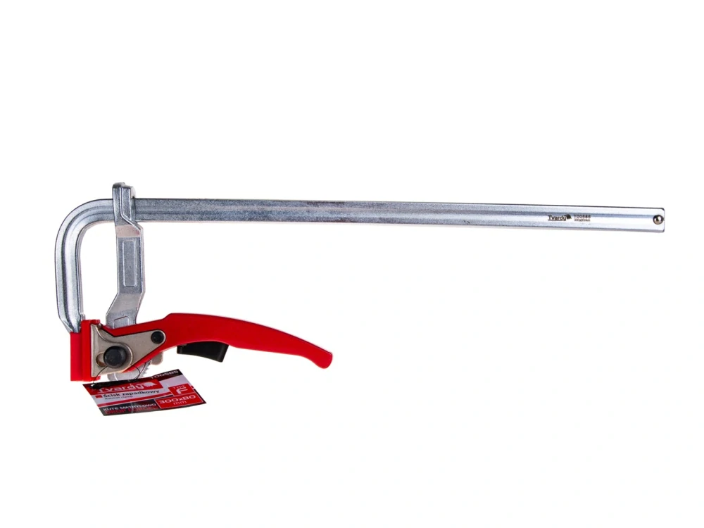 GEKO T00585 Kovaná račňová svorka zverák typu F 300x80 mm