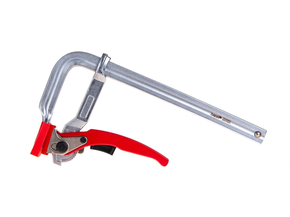 GEKO T00582 Kovaná račňová svorka zverák typu F 200x100 mm