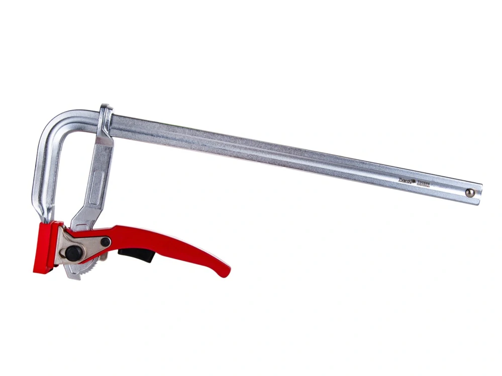 GEKO T00586 Kovaná račňová svorka zverák typu F 300x100 mm