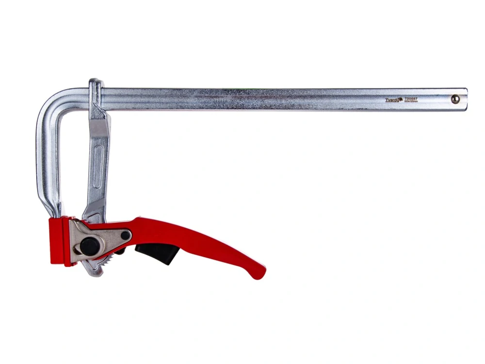 GEKO T00587 Kovaná račňová svorka zverák typu F 300x120 mm