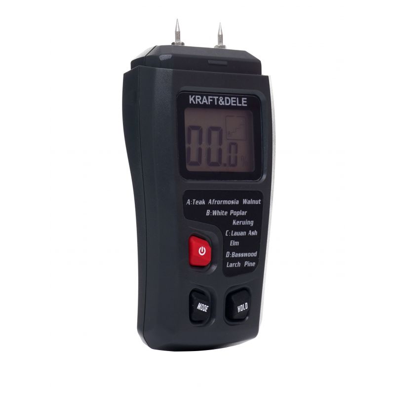 Kraft&Dele KD10888 Digitálny vlhkomer merač vlhkosti materiálov drevo papier
