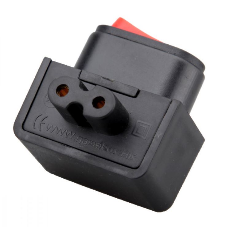00268 NAPÁJACIA ZÁSUVKA AC osmička + vypínač G Switch