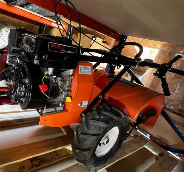 MAR-POL M83250 Motorový rotavátor, kultivátor 6,5 HP 4 taktný, DEMON GBA-902B BZ
