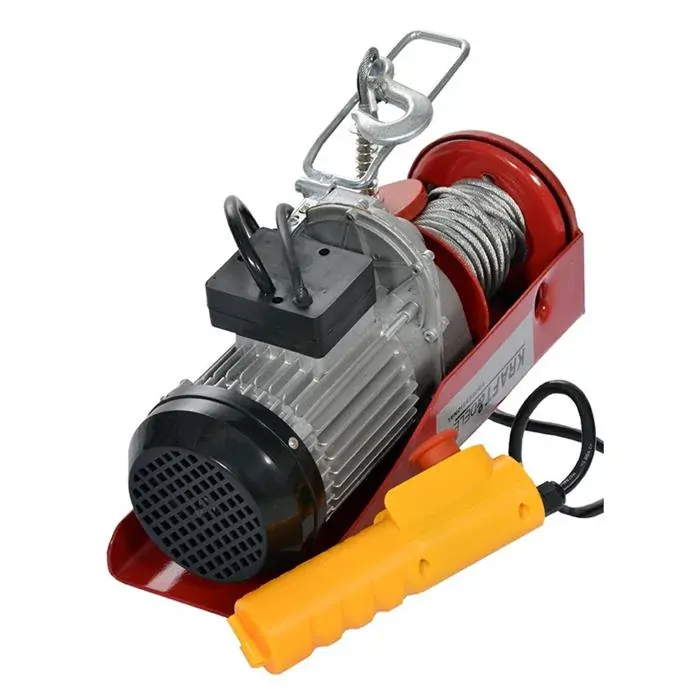 KRAFT&DELE KD1526 Elektrický lanový navijak 400 / 800kg 1300W žeriav, kladkostroj