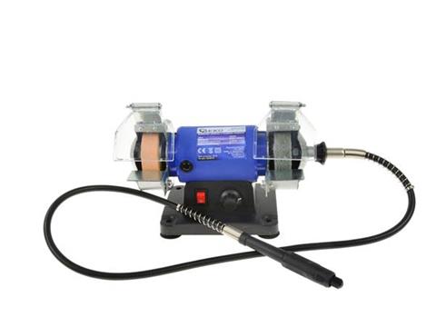 GEKO G81240 200W Elektrická stolová brúska dvojkotúčová 75x20x10mm