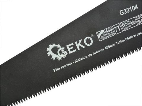 Geko G33104 Ručná píla na drevo Teflon 450mm 65Mn v puzdre