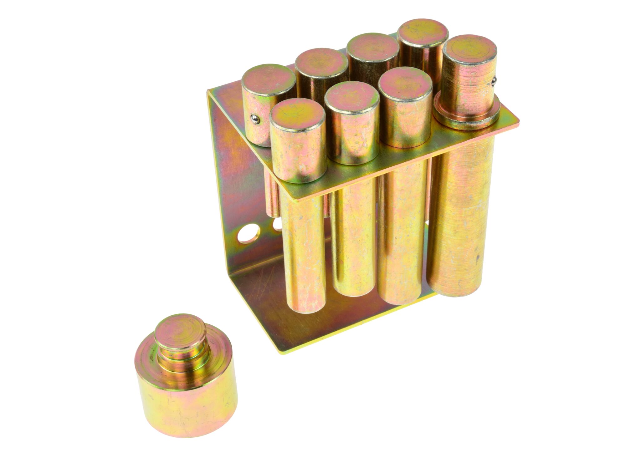 GEKO G02099 Adaptéry, kolíky, čapy na hydraulický dielenský lis sada 8ks