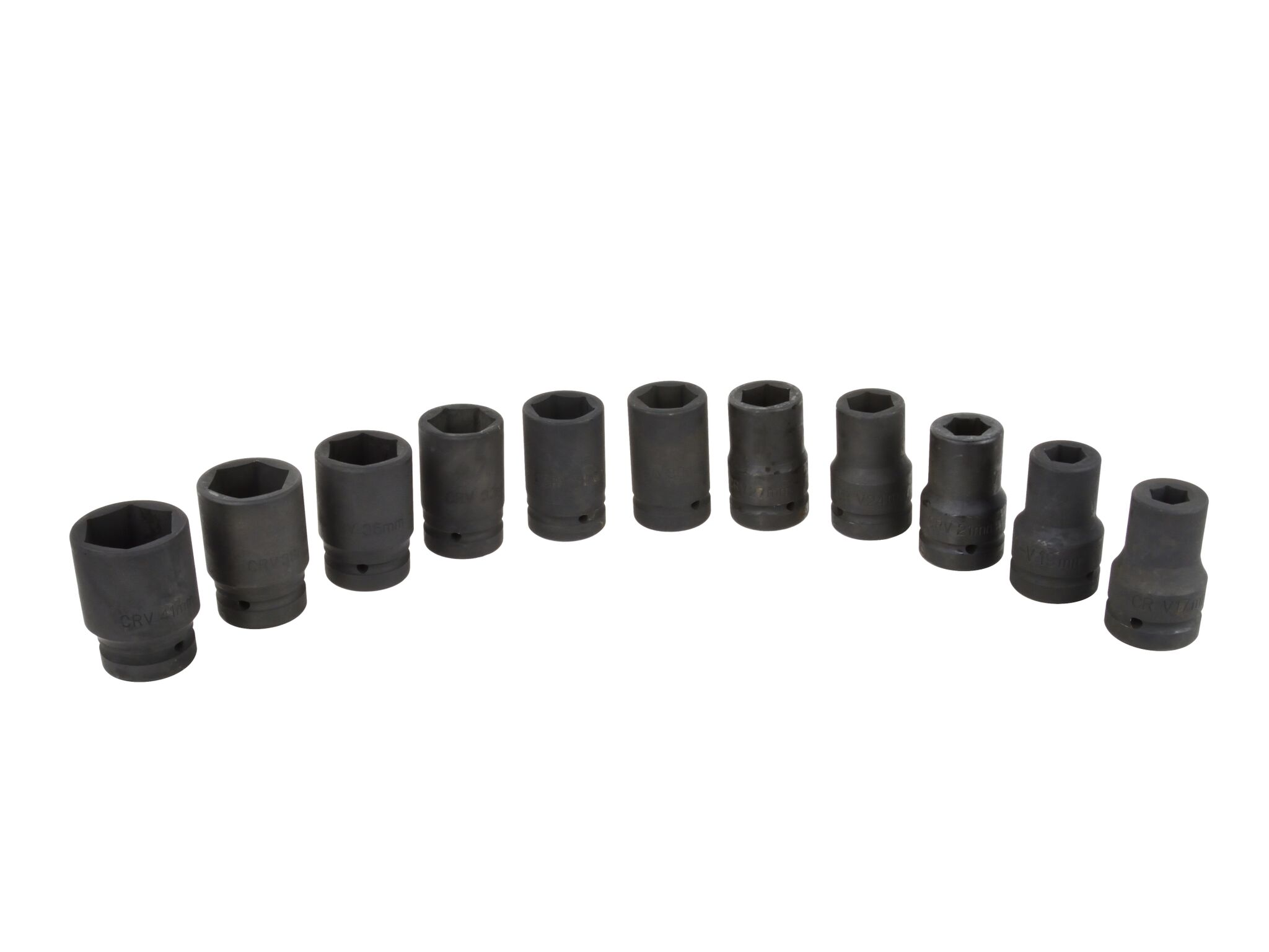 GEKO G10076 Nástrčné rázové hlavice 1" 11ks 17-41mm kľúče súprava kľúčov hlavíc