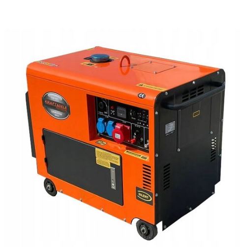 KRAFT&DELE KD121 7000W Elektrocentrála Generátor prúdu AVR 12V / 230V / 380V Diesel + ATS