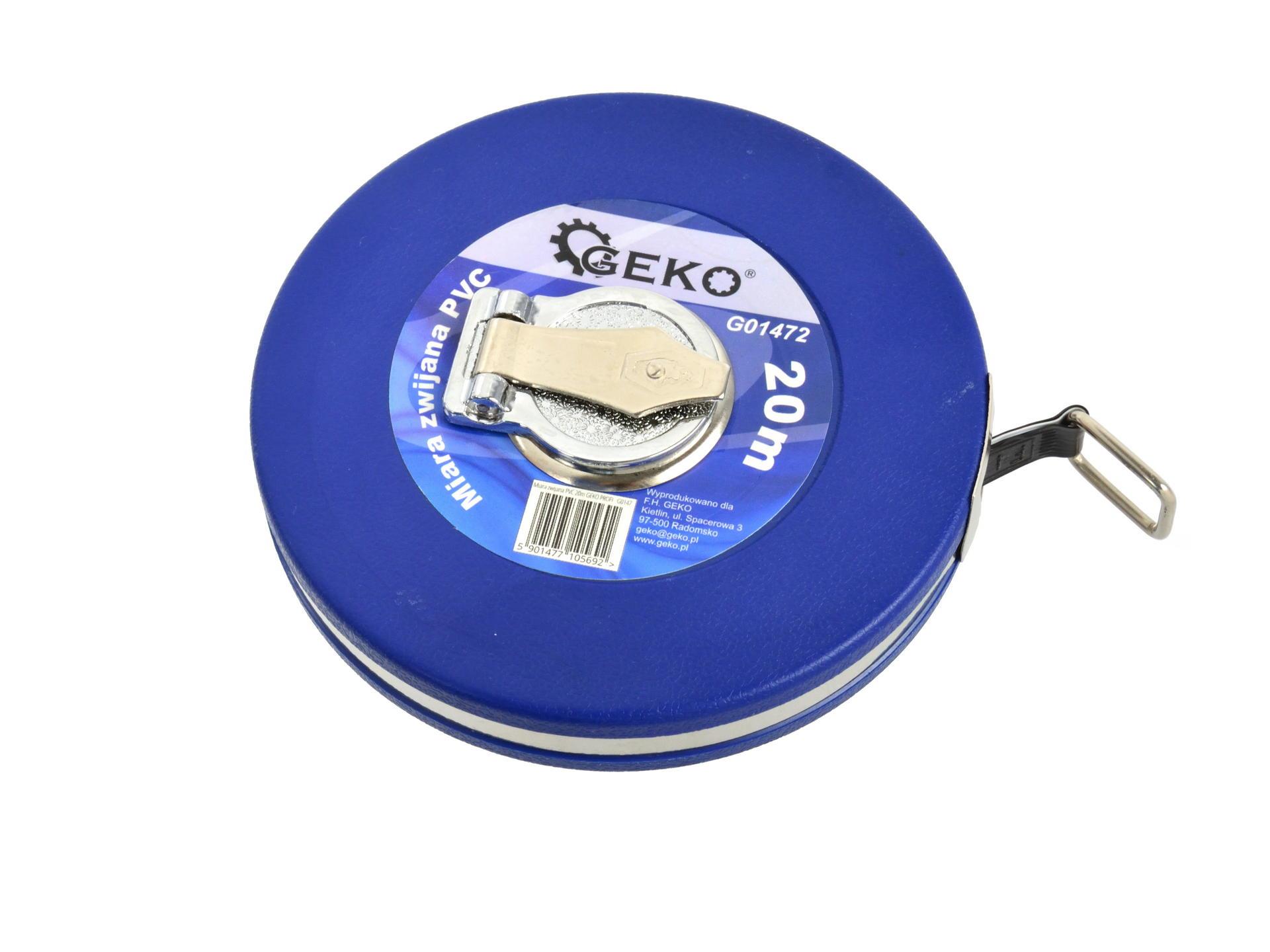 GEKO G01472 Zvinovací meter, mierka PVC 20m meracie pásmo