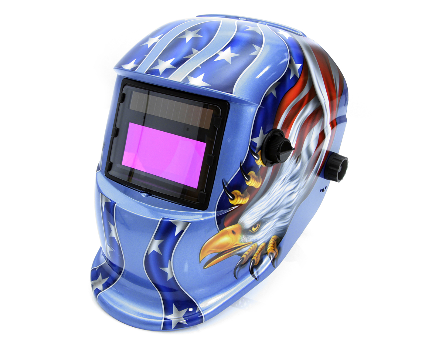 Kukla AUTOMATICKÁ ZVÁRAČSKÁ SAMOSTMIEVACIA MASKA s orlom