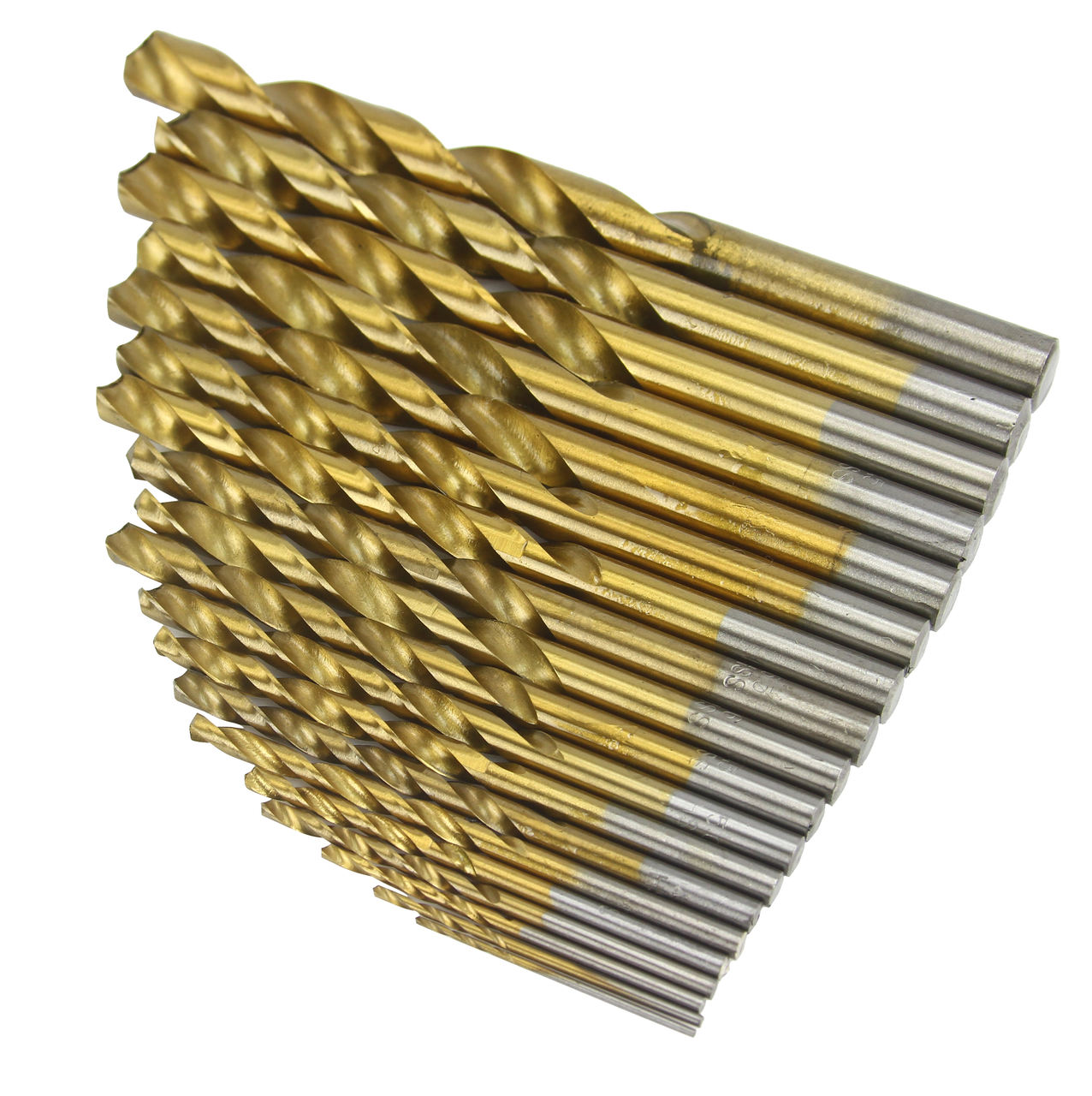 GEKO G38234 VRTÁKY na kov titanové 1.0-10mm sada 19ks