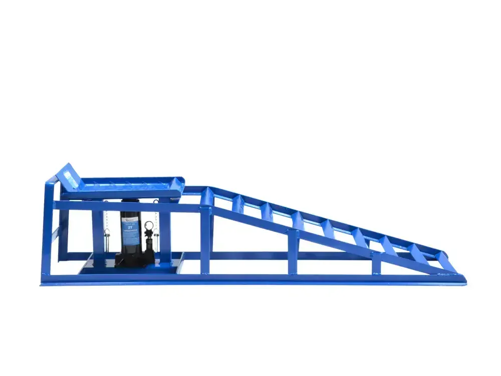 Geko G02048 Nájazdová hydraulická rampa zdvihák na auto 2T