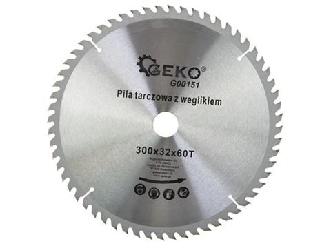 GEKO G00151 Pílový kotúč na drevo zo spekaného karbidu 300mm 32mm 60T