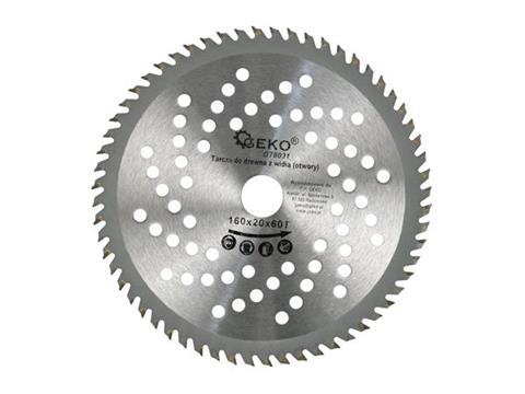 GEKO G78031 Vidiový kotúč na drevo pílenie dreva 160mm 20mm 60T