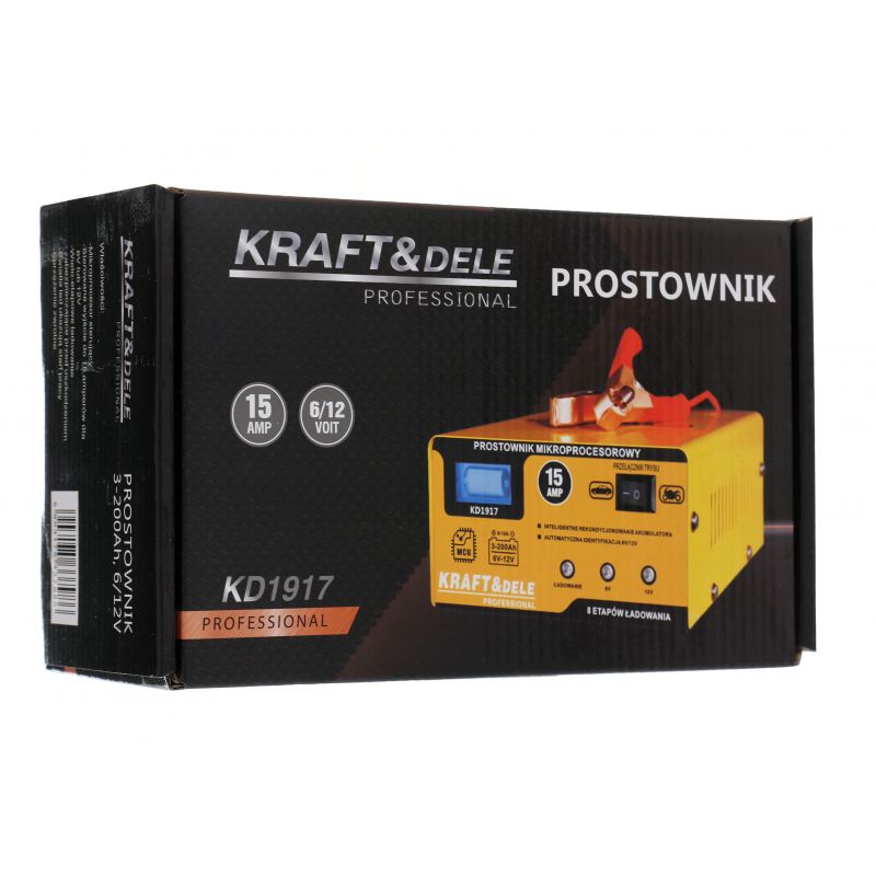 Kraft&Dele KD1917 Nabíjačka mikroprocesorová 15AMP 6/12V