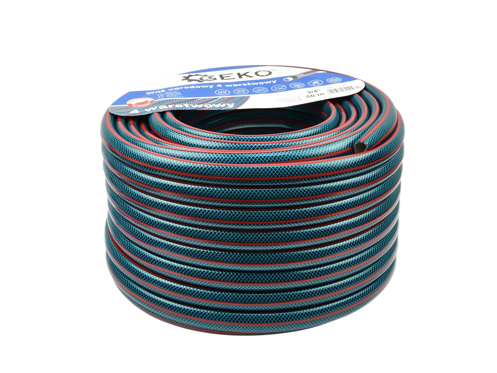 GEKO G73788 Záhradná hadica 3/4" 50m na vodu 4 vrstvová