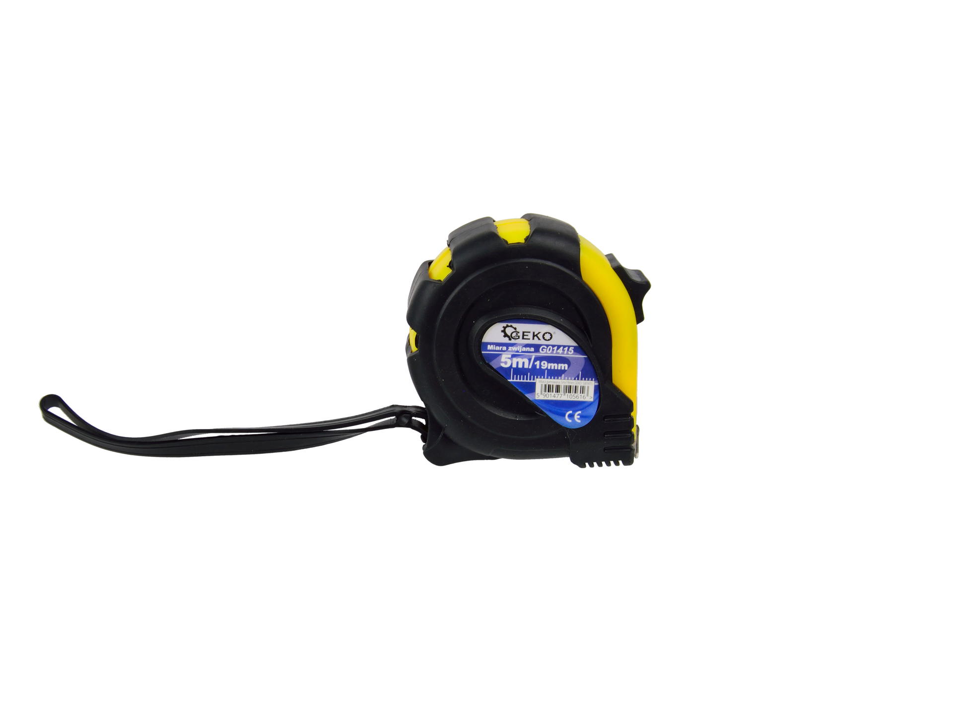 Geko G01415 POGUMOVANÝ ZVINOVACÍ METER 5m x 19mm