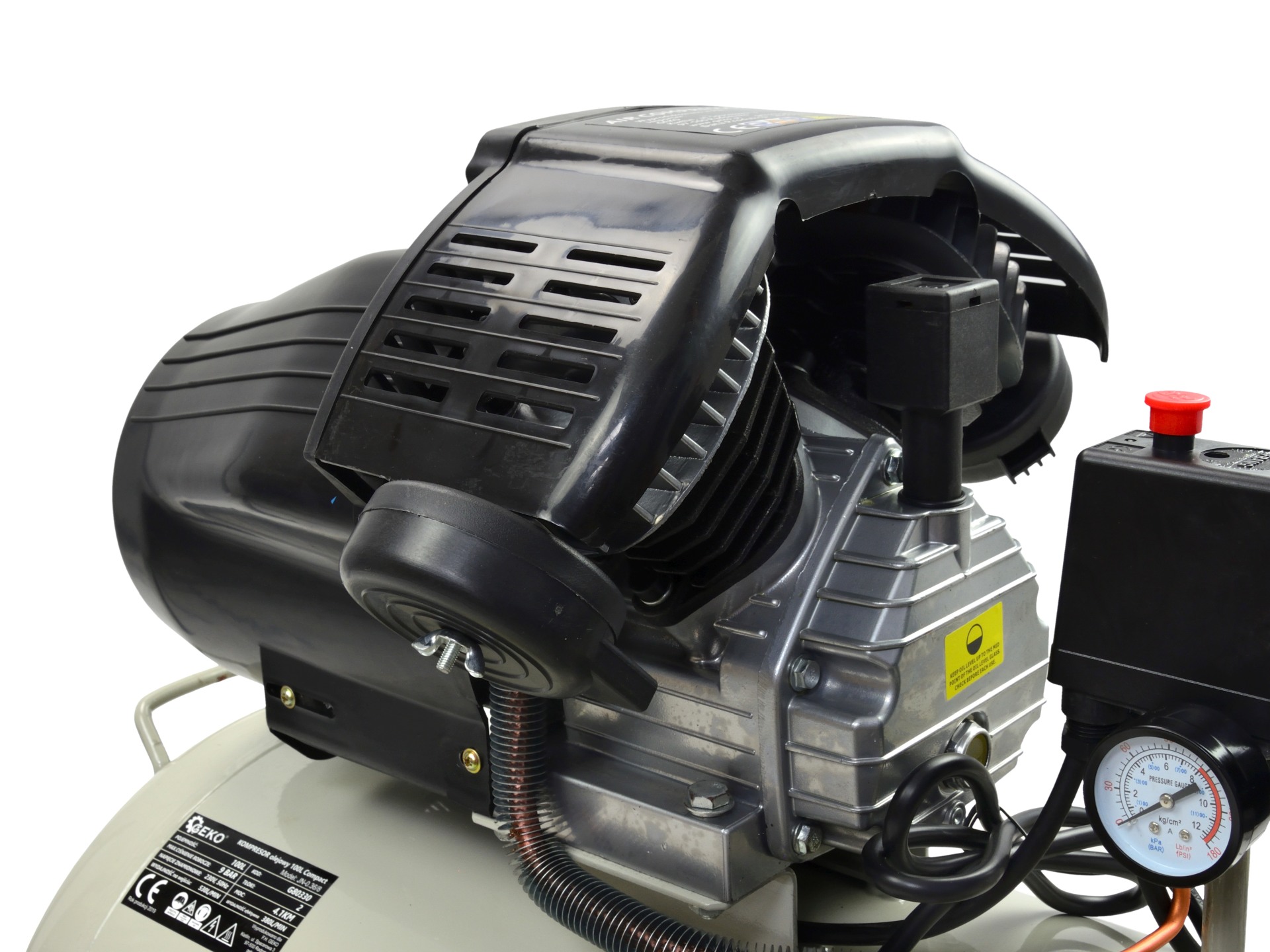 GEKO G80330 OLEJOVÝ KOMPRESOR 100L 4,1HP 530l/min 230V