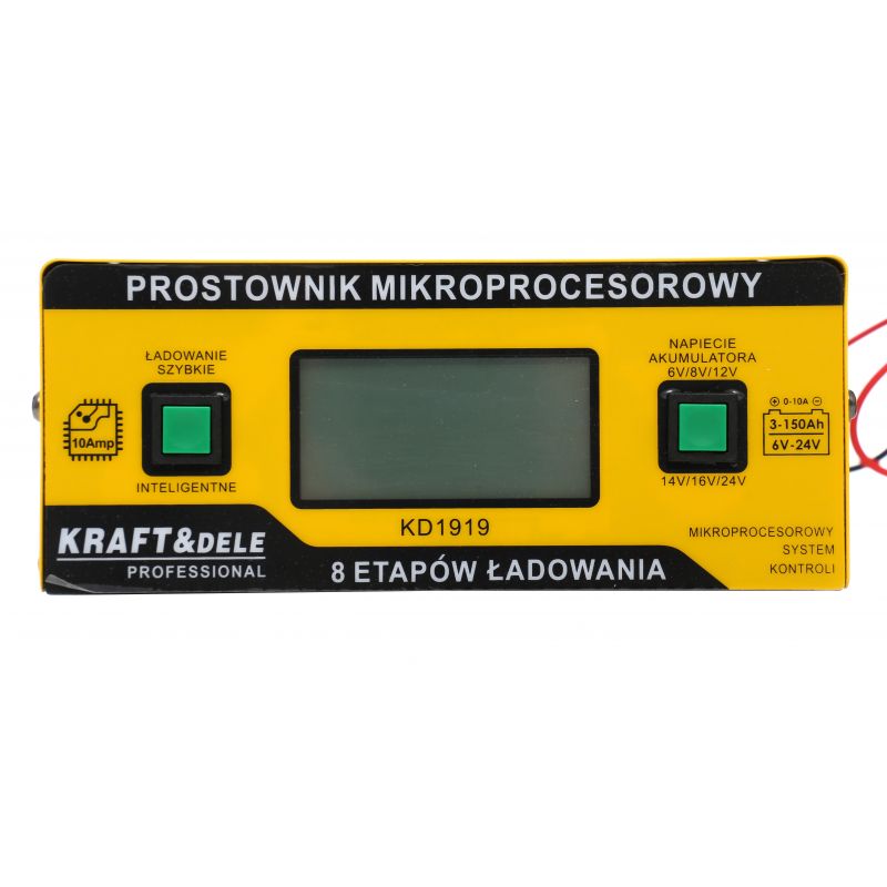 Kraft&Dele KD1919 Mikroprocesorová nabíjačka usmerňovač 10AMP 6/8/12/14/16/24 V