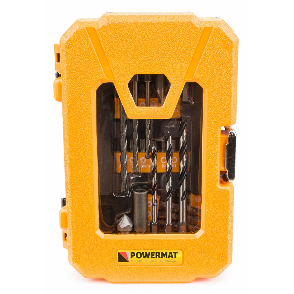 POWERMAT PM-ZWB-41SU Sada vrtákov a bitov do betónu a dreva 41ks