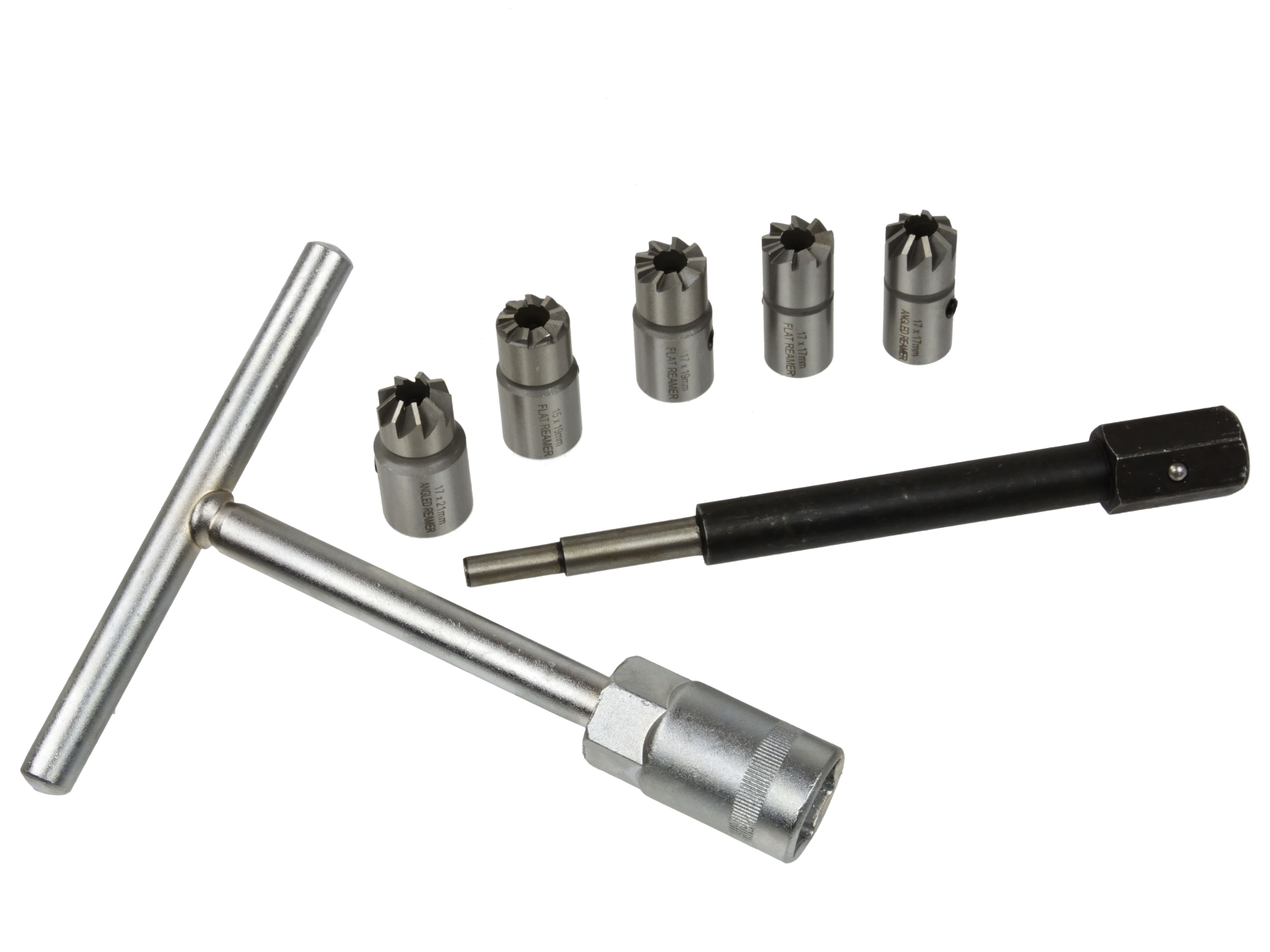 GEKO G02657 Frézy na sedlá vstrekovačov 8ks frézy Delphi, Bosch, BMW, Renault, Ford