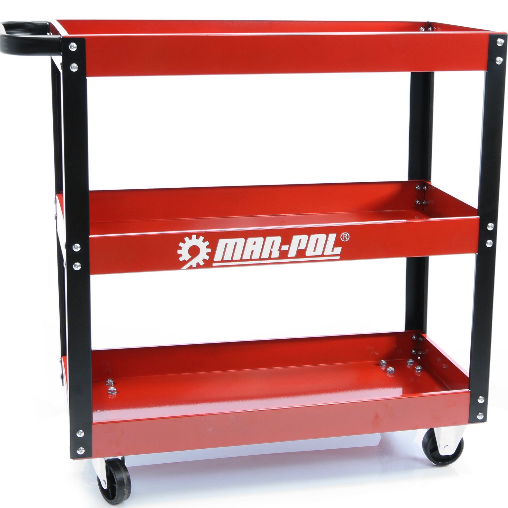 Marpol M66604 Dielenský pojazdný vozík na náradie 3 police