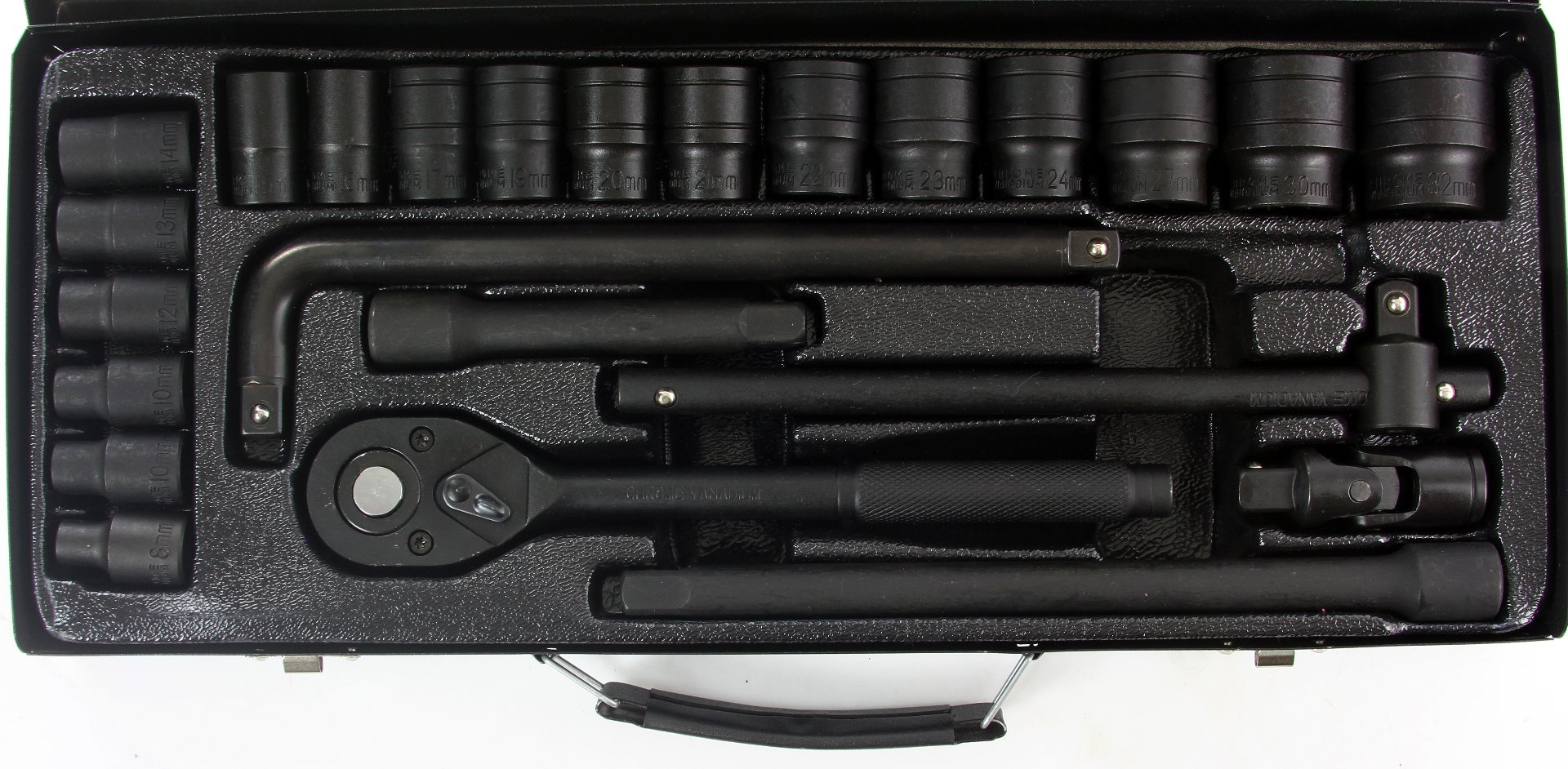 Mar-Pol M58230 Nástrčné kľúče 1/2" 24 ks 8-32mm hlavice račňa