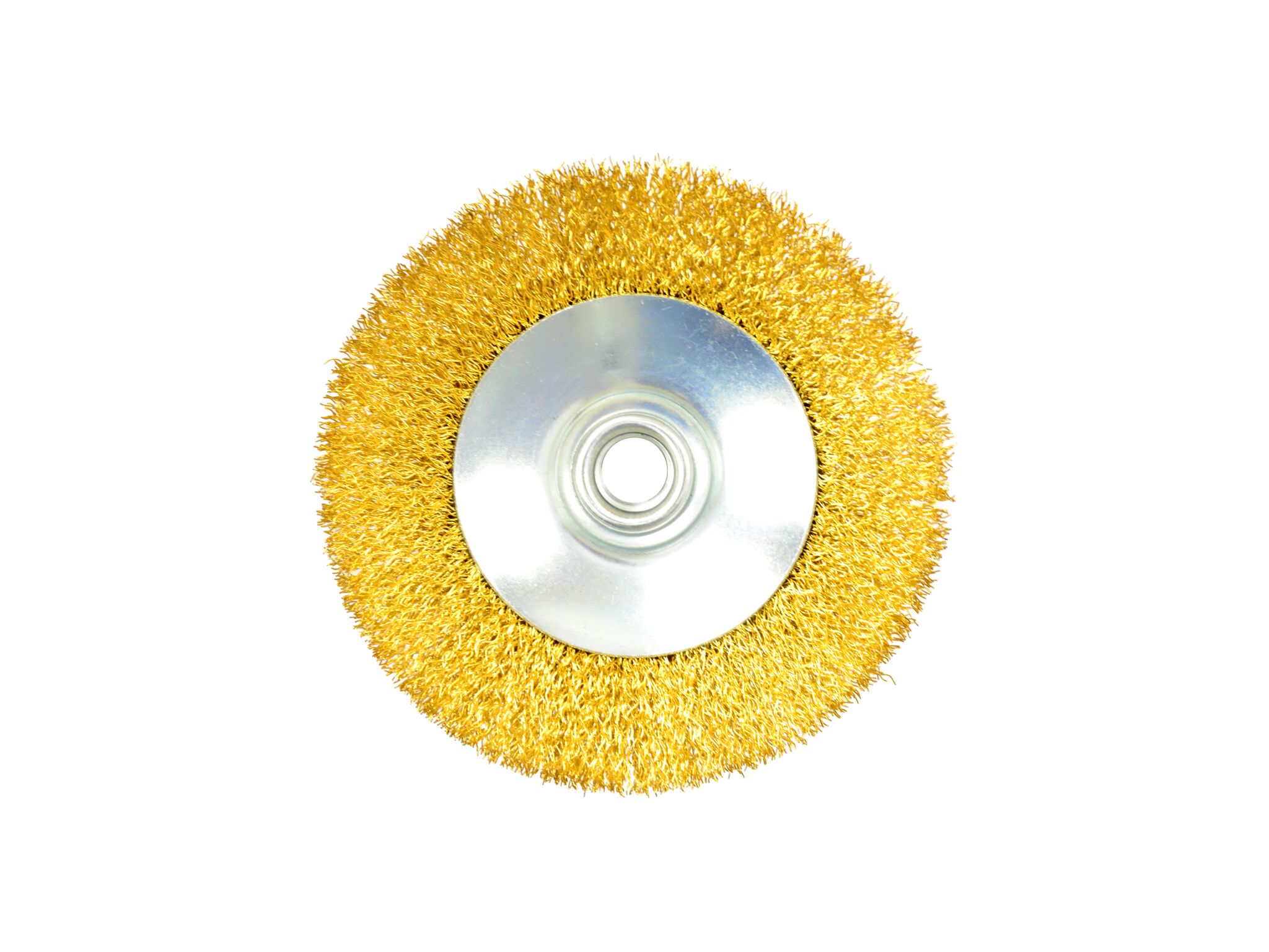 Geko G00600 Drôtená mosadzná kefa dráťák 115mm M14