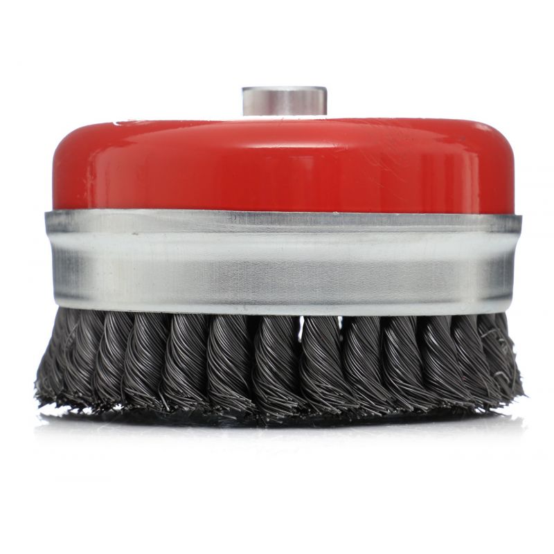 Kraft&Dele KD10978 Drôtená kefa na brúsku, draťák 4" 100mm M14