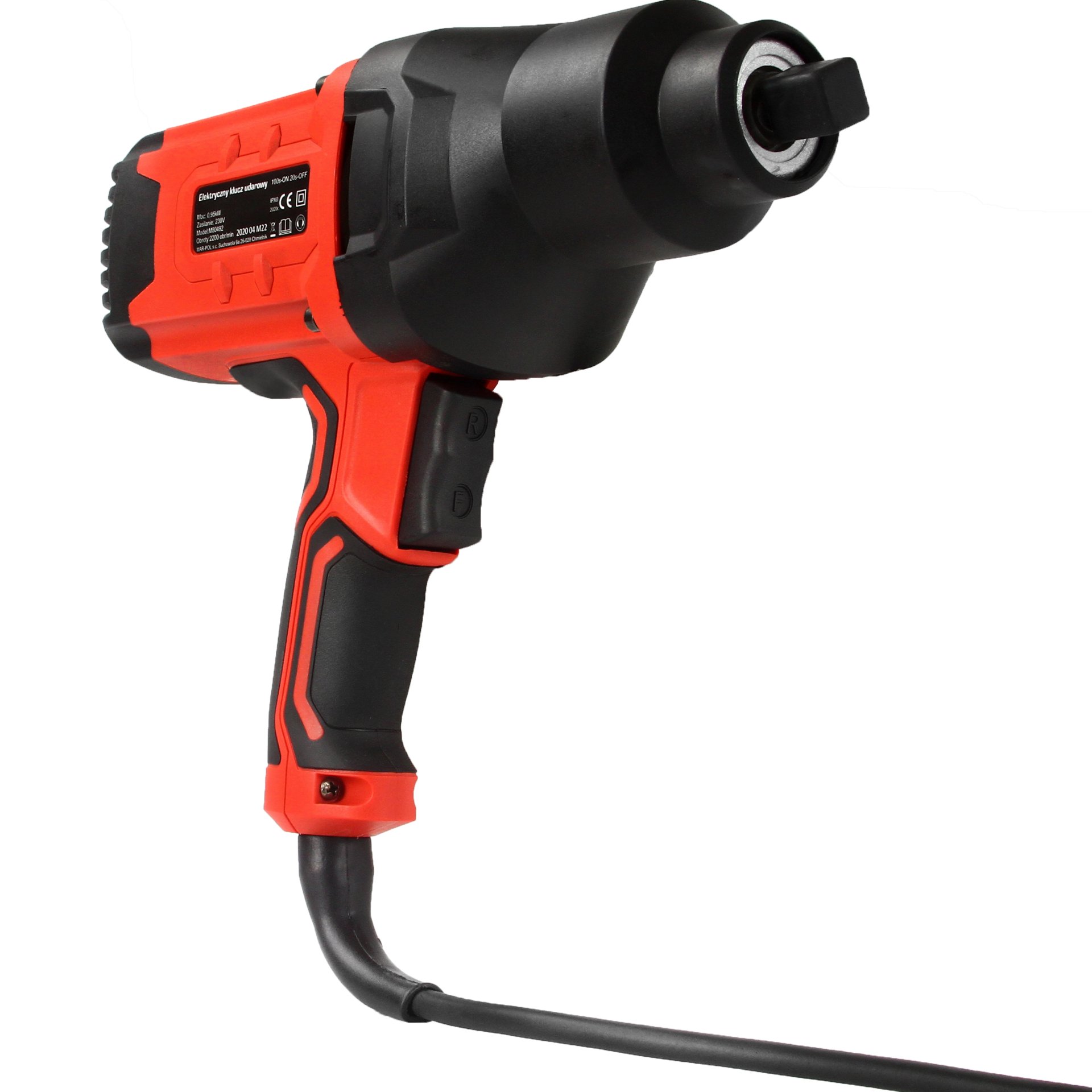 MAR-POL M80492 Rázový uťahovák 0,95kW 230V Elektrický kľúč 1/2"