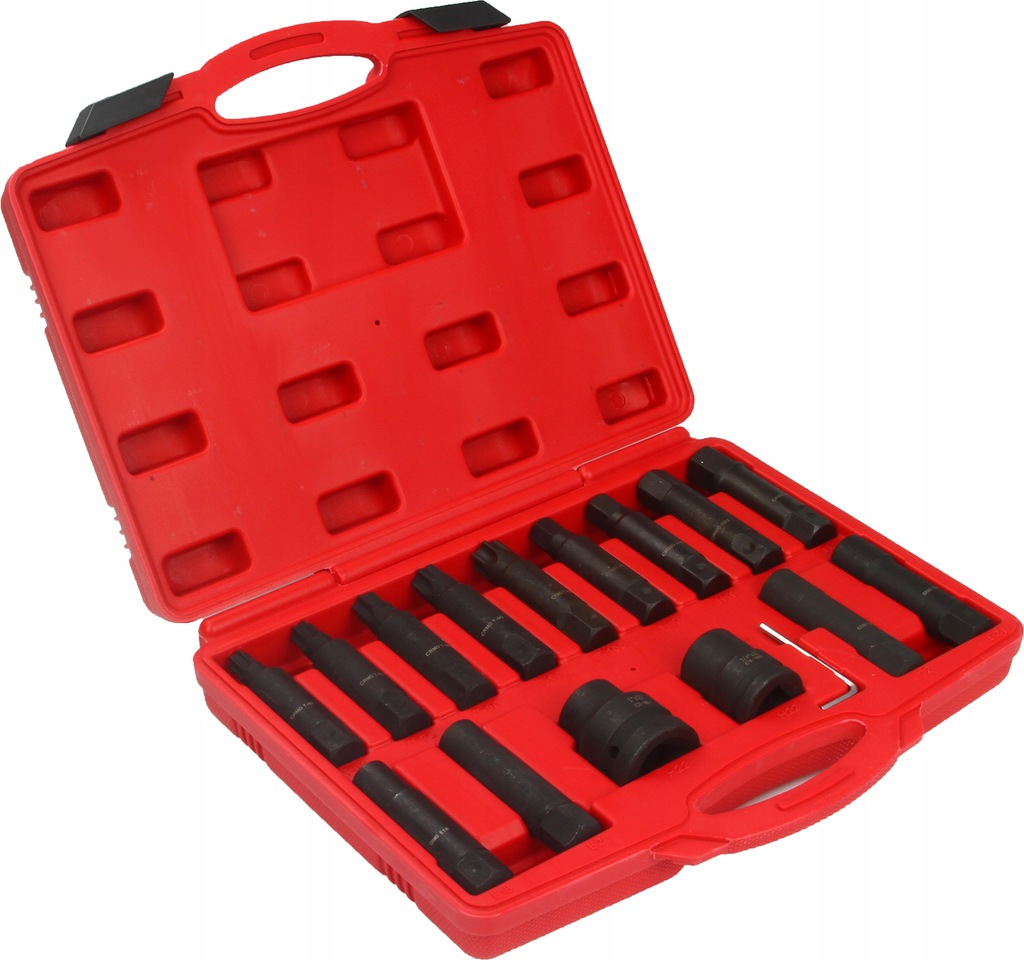 Mar-Pol M58265 Nástrčné hlavice Bity 3/4" BJC SADA 16ks