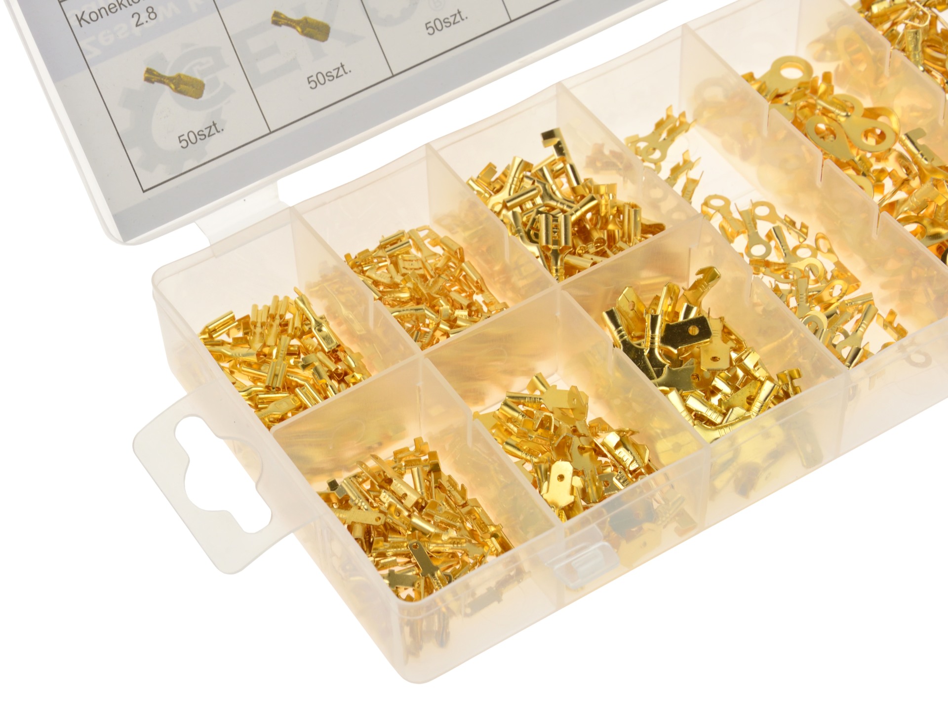 GEKO G02827 Sada automobilových káblových svoriek konektorov 450 ks