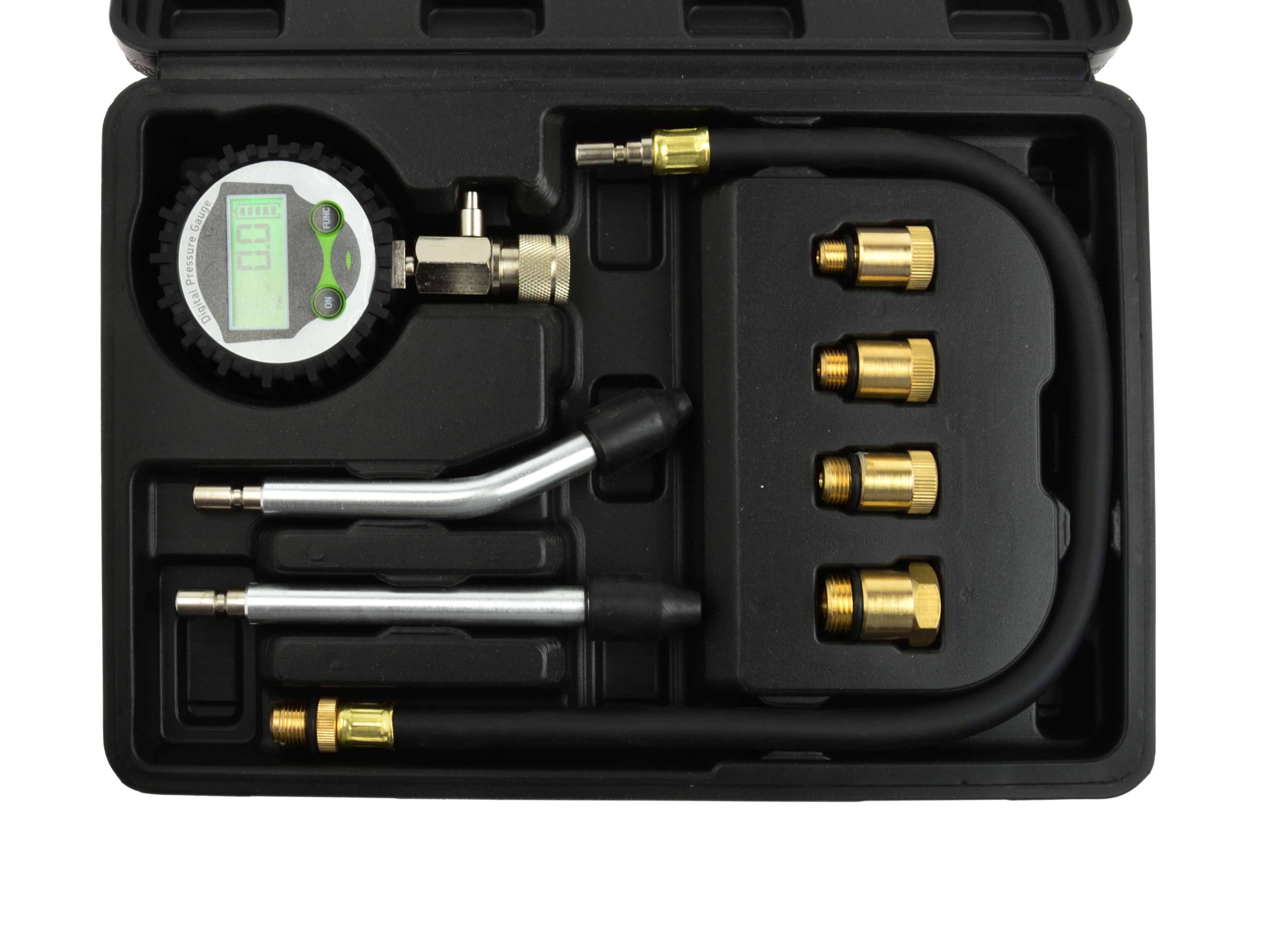 GEKO G02509 Tester merač meranie kompresného tlaku v benzínových motoroch LCD