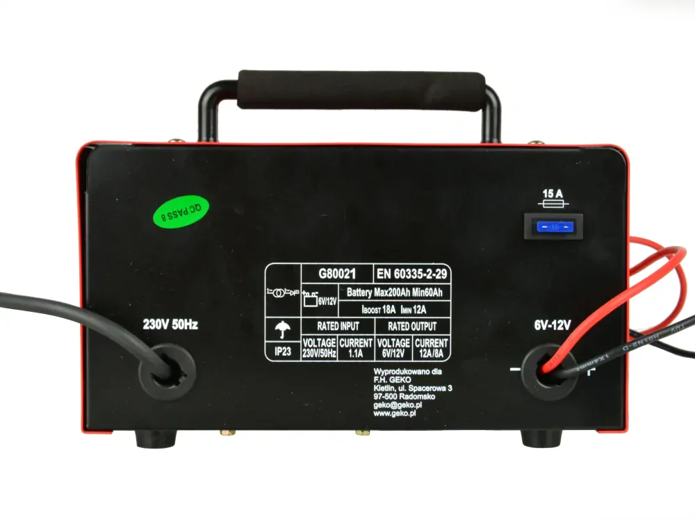 GEKO G80021 Autonabíjačka so štartom 6V 12V 100A nabíjačka batérií